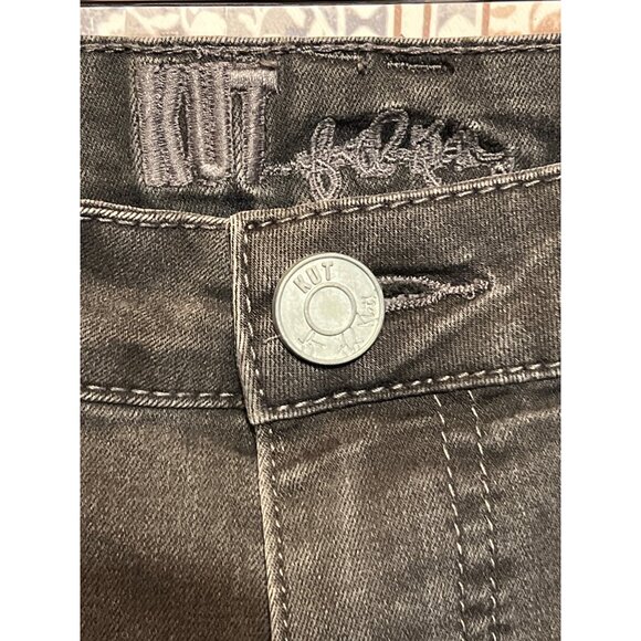 Kut From The Kloth Women’s Charcoal Gray Skinny Jeans – Size 6 - Picture 7 of 12